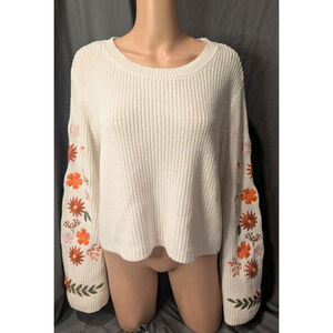 Francesca sweater Emboidered Woman's Large